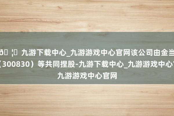 🦄九游下载中心_九游游戏中心官网该公司由金当代（300830）等共同捏股-九游下载中心_九游游戏中心官网
